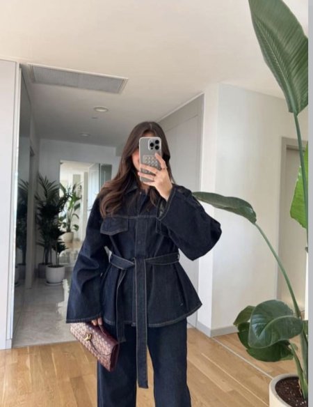 طقم جينز جاكيت وبنطلون