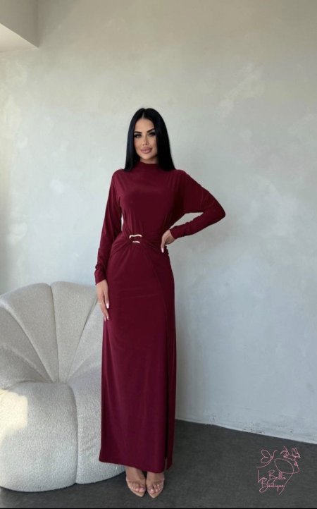 فستان قماش ربيعي شرعي 