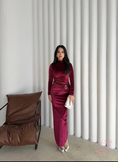 فستان مخمل شرعي