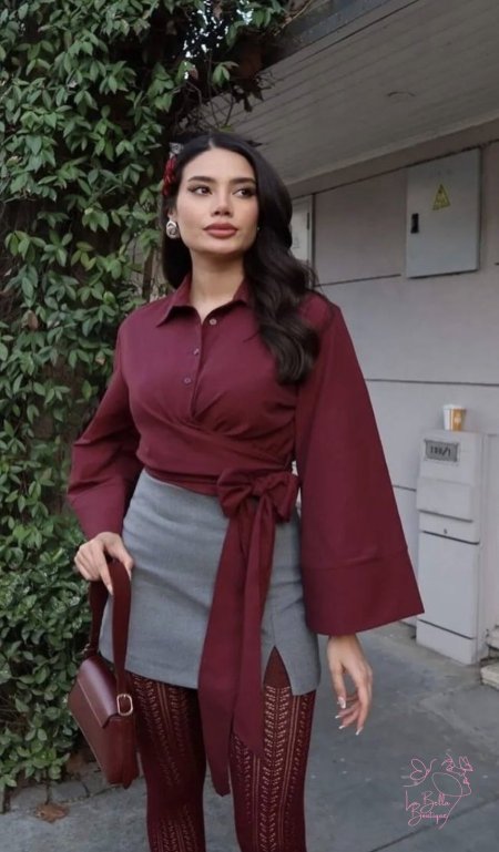 قميص فيونكة