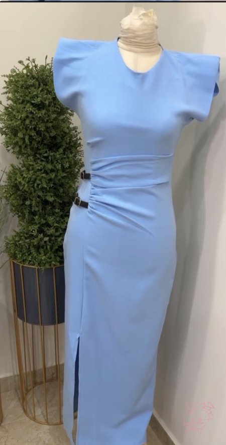 فستان لايكرا مع قشاط