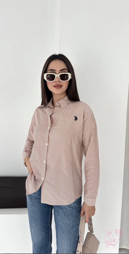 قميص polo مخطط