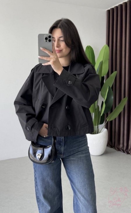ترانشكوت zara اسود
